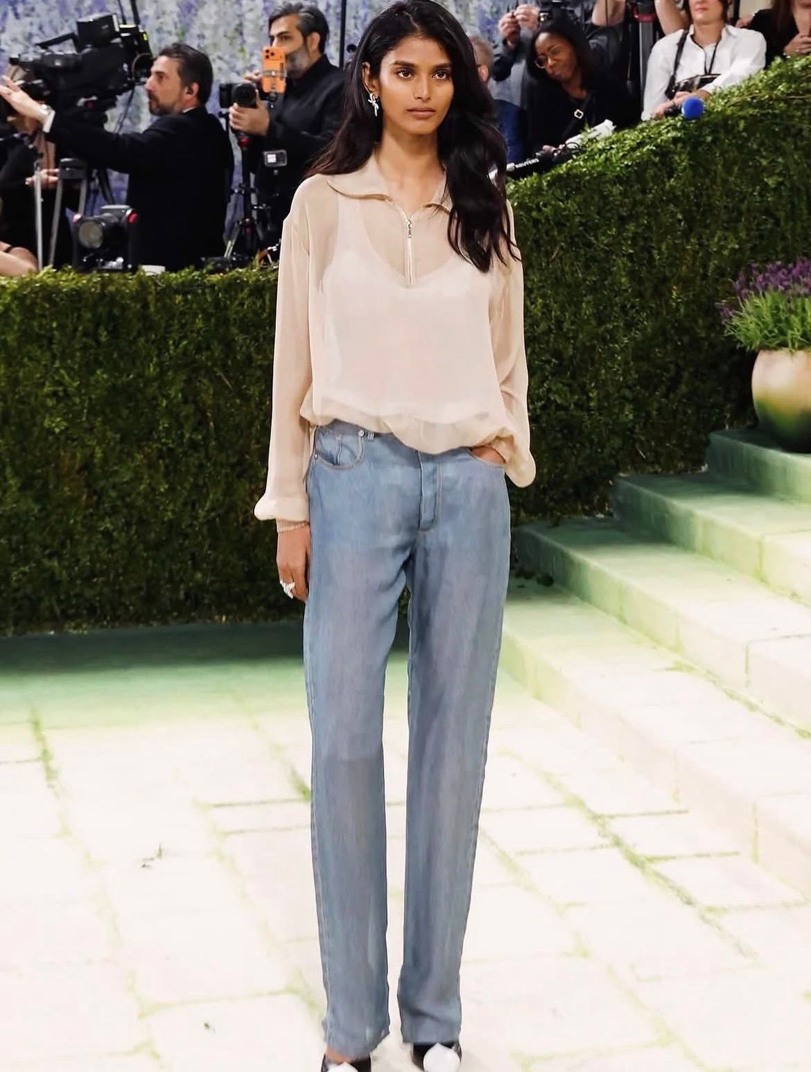 Bhavitha Mandava on the Met Gala 2026 red carpet, In Chanel